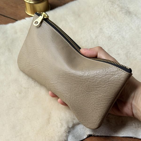 大容量鈔票包-卡其灰 