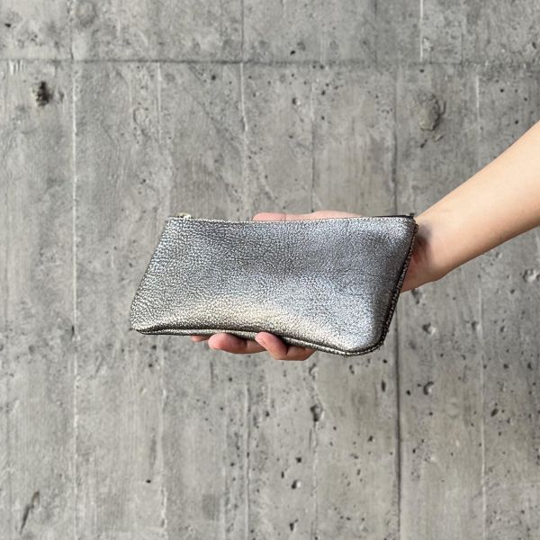 大容量鈔票包-金屬黑銀 