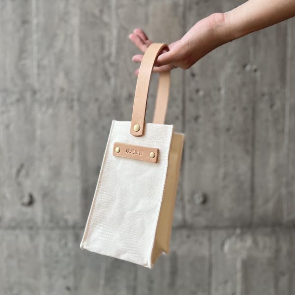 皮帆隨身帶-米白 