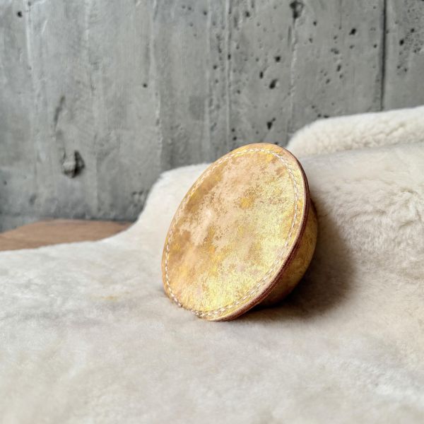 皮革紙鎮-礦石金 