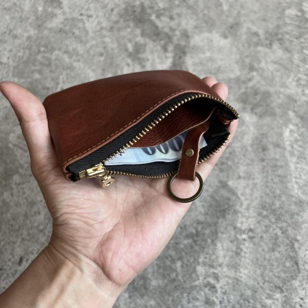 鑰匙卡片包-焦糖 