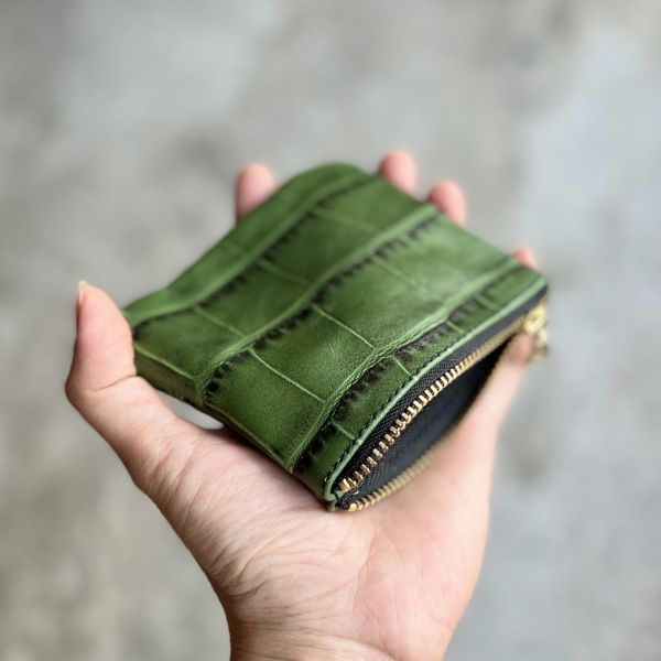 零錢包-綠鱷魚 