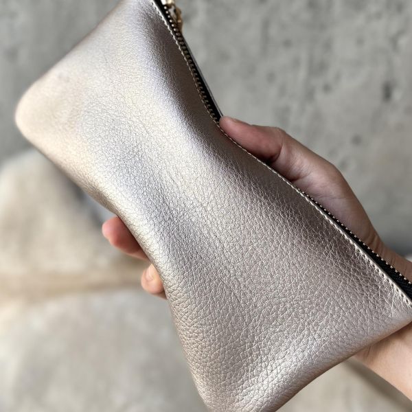 大容量鈔票包-玫瑰金 