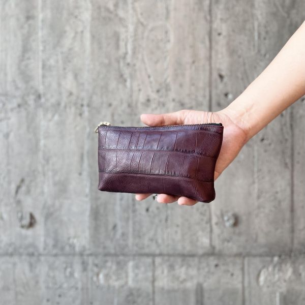 小物包-紅酒鱷魚 