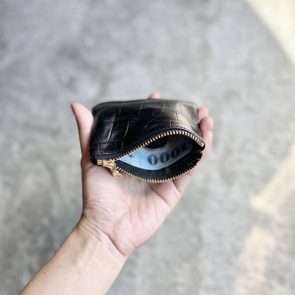 零錢包-黑鱷魚 