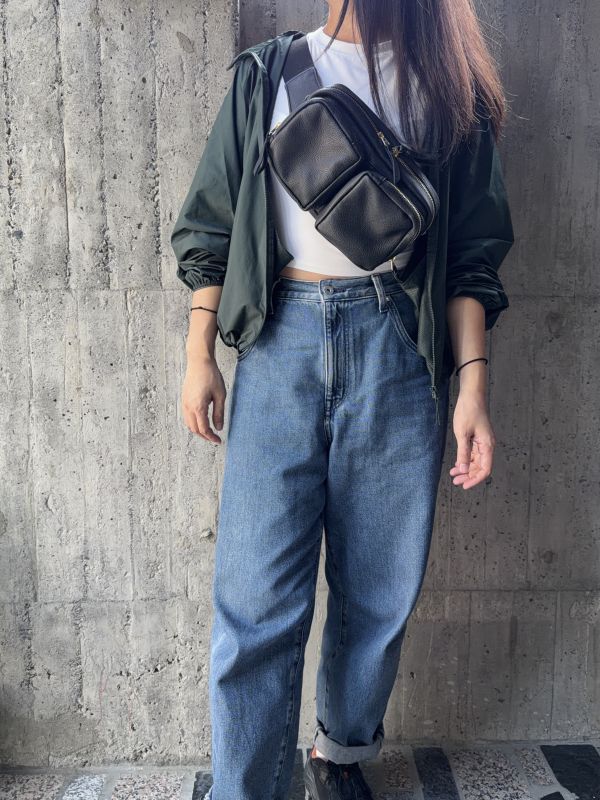 厚片吐司腰包-黑鹿 