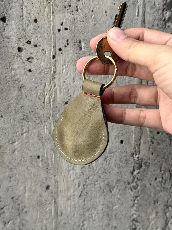 AirTag磁扣皮套-揉花茶綠 