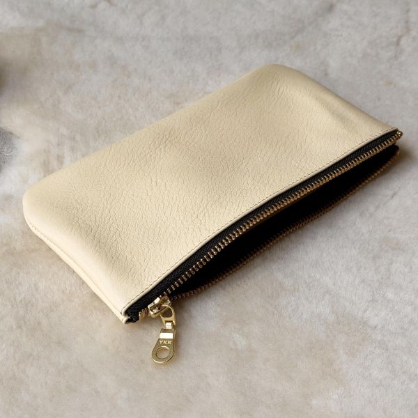 大容量鈔票包-奶油黃 