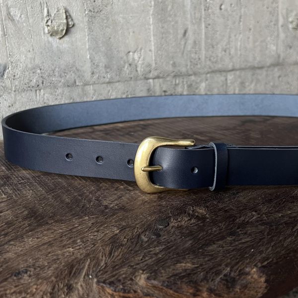 3.0cm好耐皮帶-海軍藍 