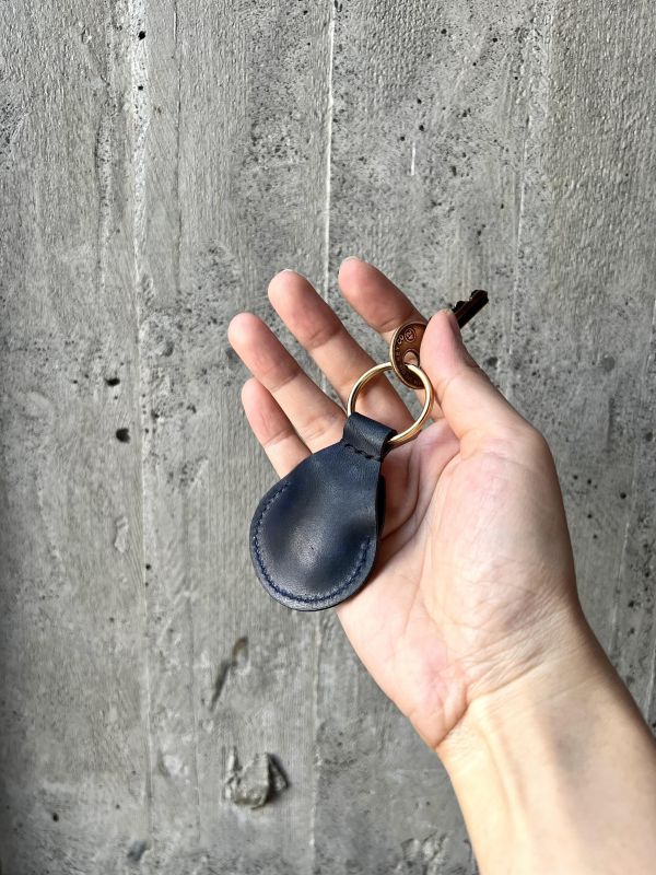 迷彩AirTag磁扣皮套-深鈷藍 