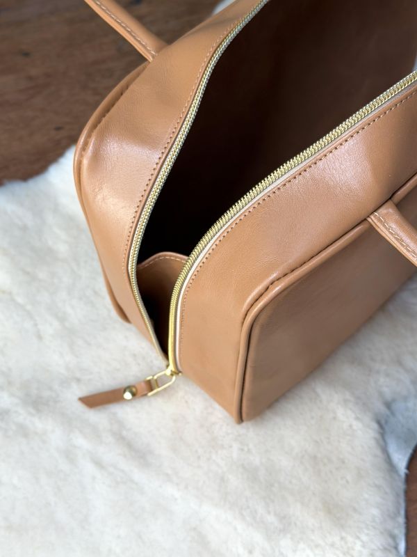 瘦身有成盒包袋-沙褐色 