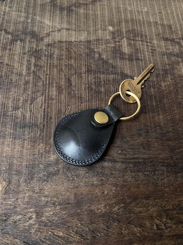 迷彩AirTag磁扣皮套-搖滾黑 