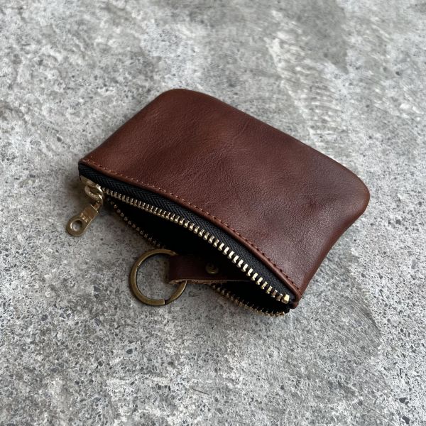 拉鍊鑰匙包-雪茄 