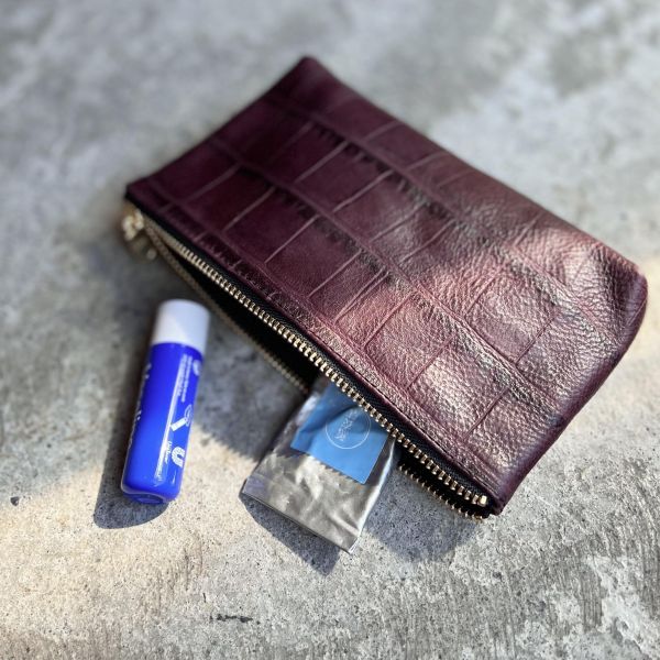 小物包-紅酒鱷魚 