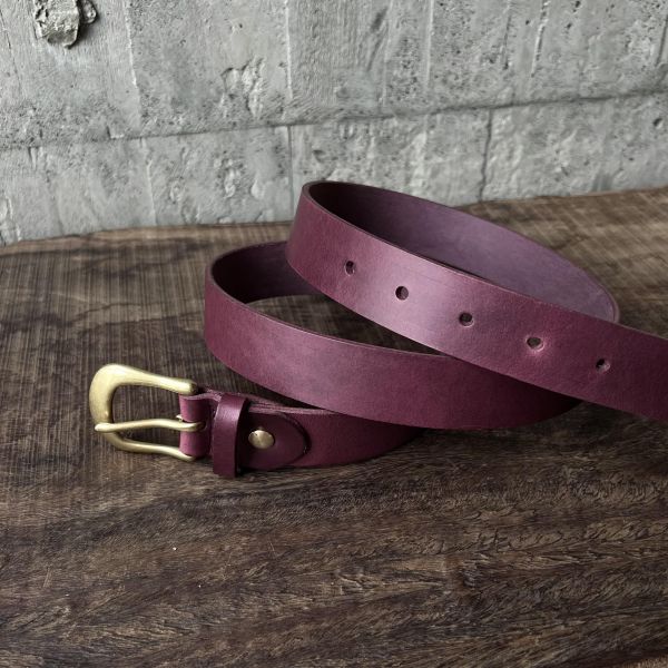 3.0cm好耐皮帶-波爾多紅酒 