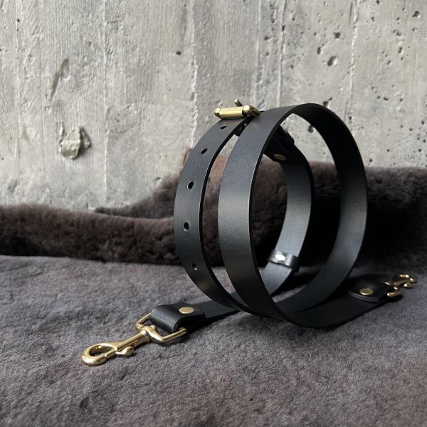 2.5cm寬植鞣背帶 