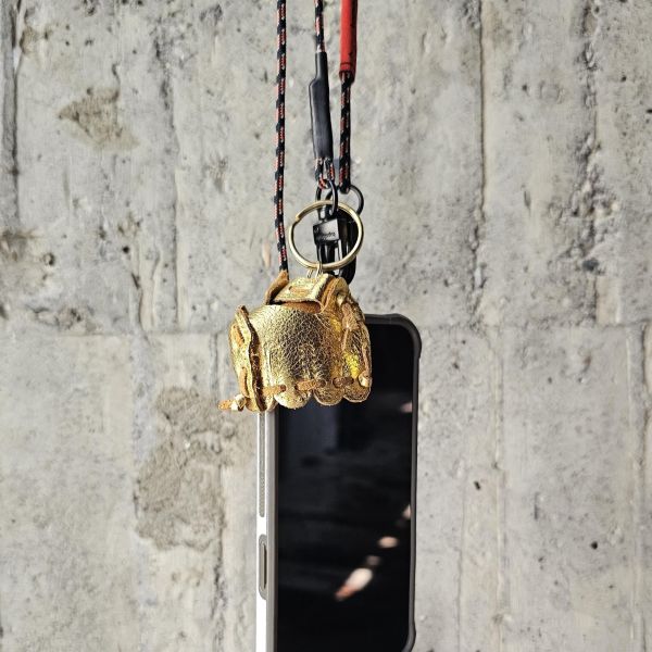 迷你棒球手套-金色 