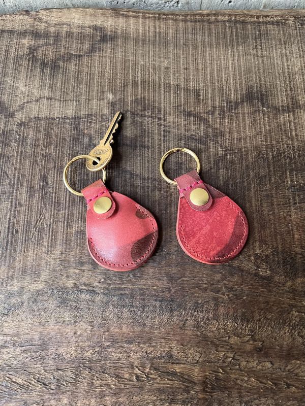 迷彩AirTag磁扣皮套-芭比粉 