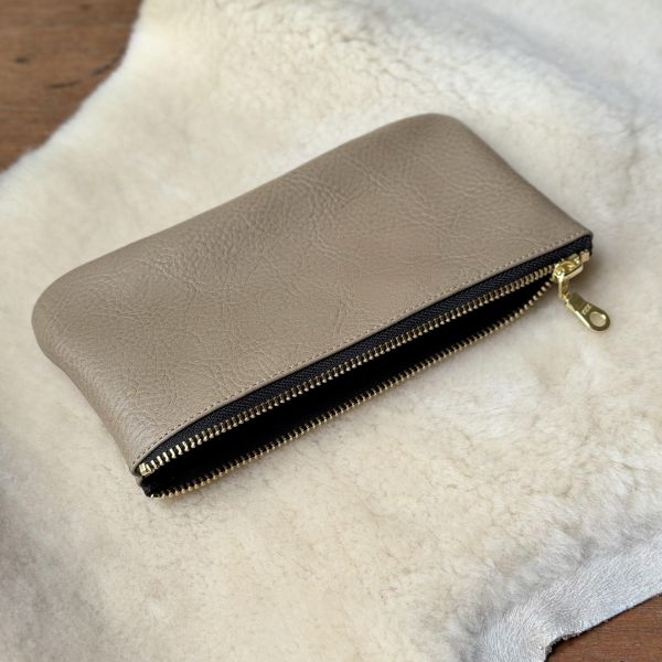 大容量鈔票包-卡其灰 