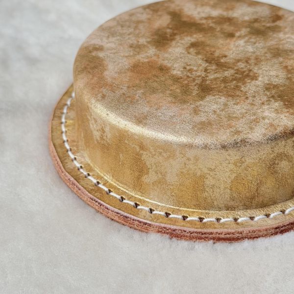 皮革紙鎮-礦石金 