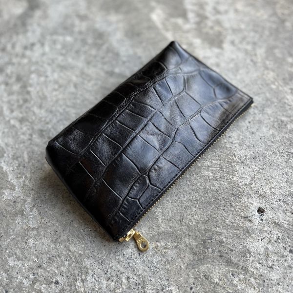 小物包-黑鱷魚 
