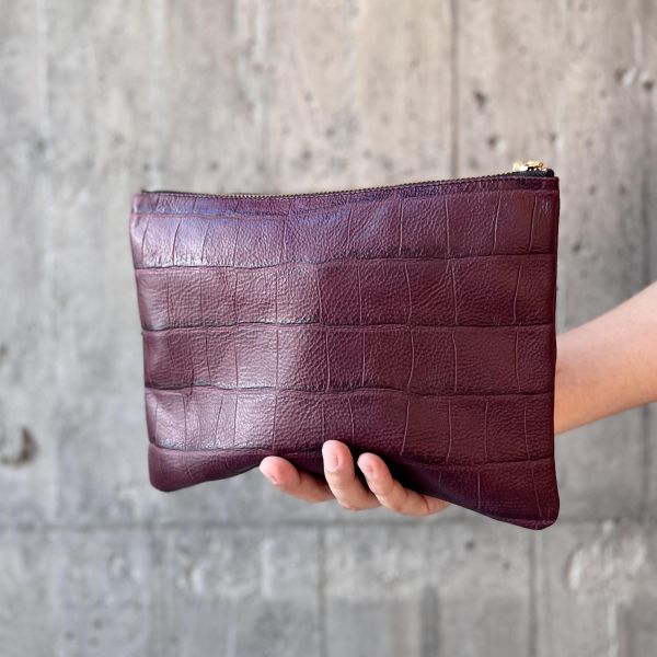 百納資料袋-紅酒鱷魚 