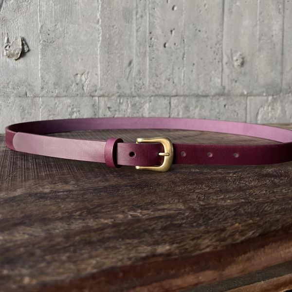 2.0cm好耐皮帶-波爾多紅酒 