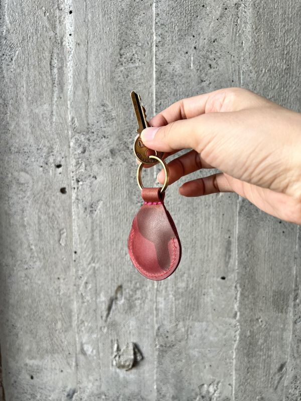 迷彩AirTag磁扣皮套-芭比粉 