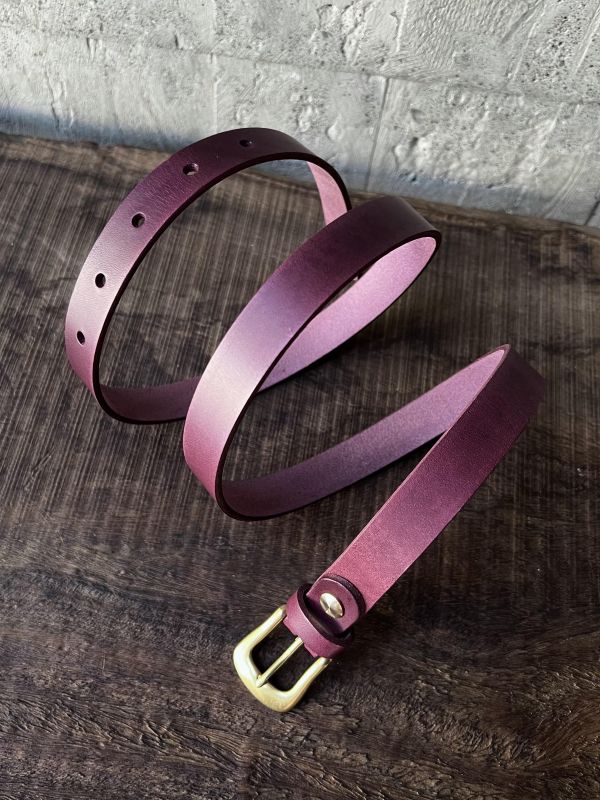 2.0cm好耐皮帶-波爾多紅酒 