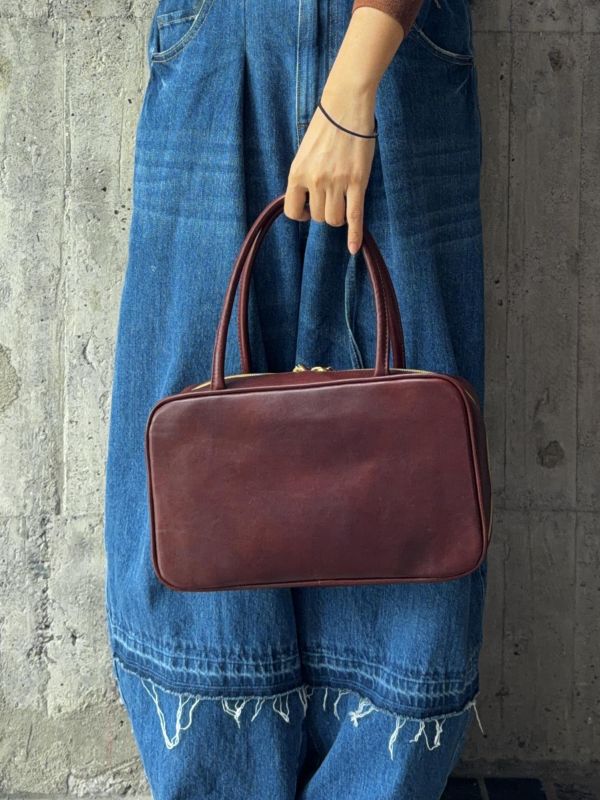 瘦身有成盒包袋-焦茶色 