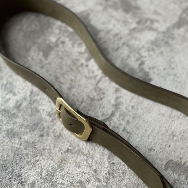 4.0cm好耐皮帶-八角頭/抹茶綠 