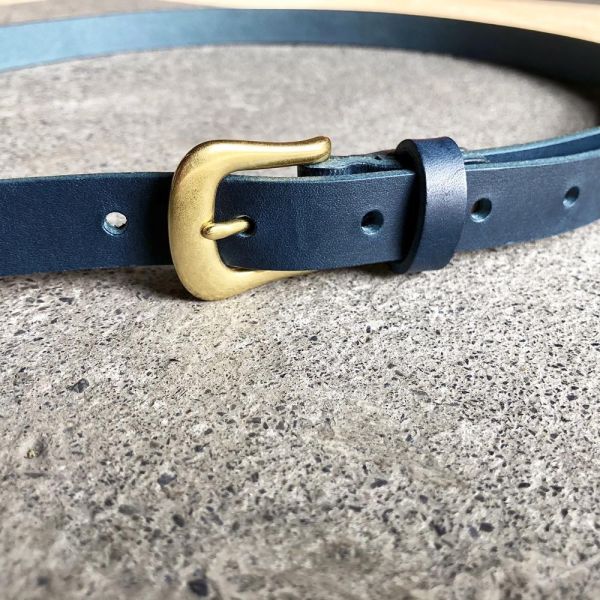 2.0cm好耐皮帶-深海藍 