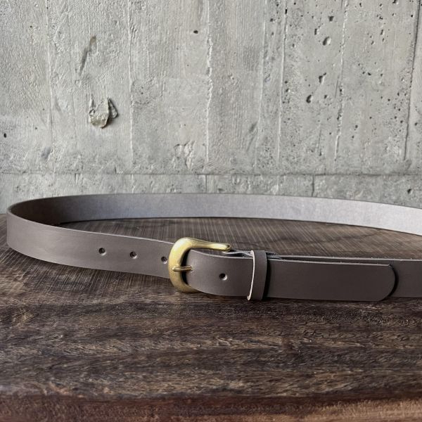 3.0cm好耐皮帶-鐵灰 