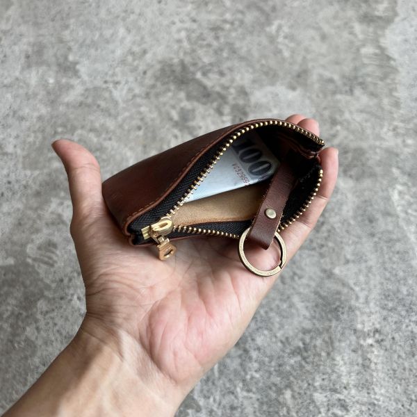 拉鍊鑰匙包-雪茄 