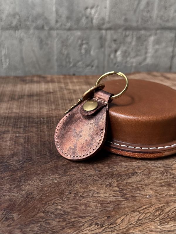 AirTag磁扣皮套-古銅金 