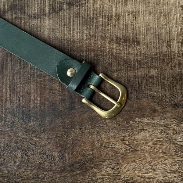 3.0cm好耐皮帶-墨綠 