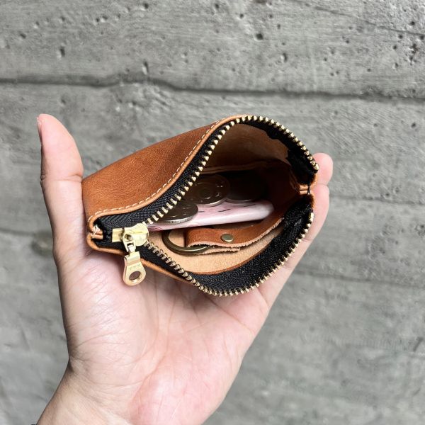 拉鍊鑰匙包-蜜糖 