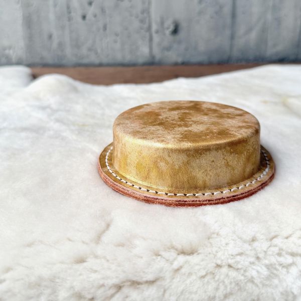 皮革紙鎮-礦石金 