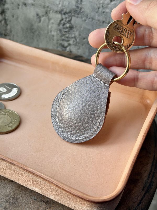 麋鹿紋AirTag磁扣皮套-灰 