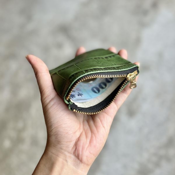零錢包-綠鱷魚 