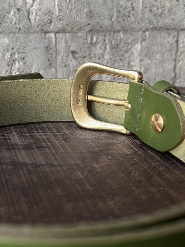 3.0cm好耐皮帶-草綠 