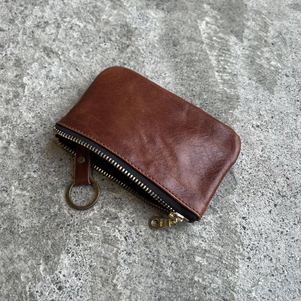 鑰匙卡片包-焦糖 