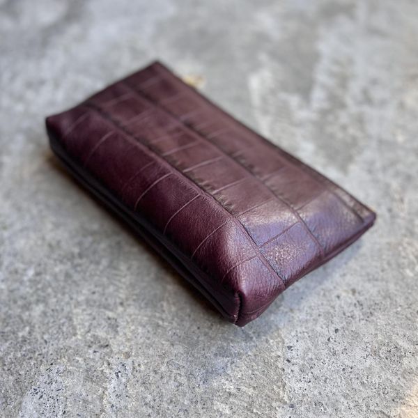 小物包-紅酒鱷魚 