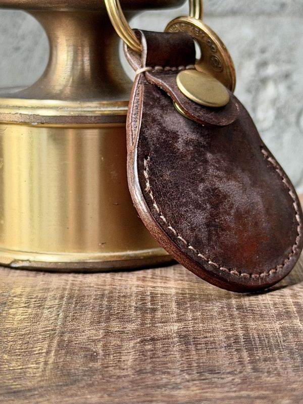 AirTag磁扣皮套-古銅金 