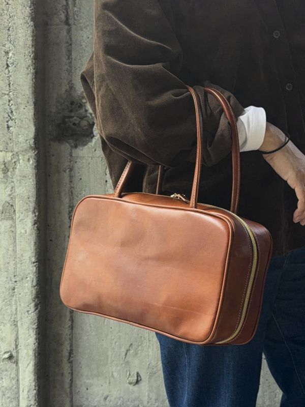 瘦身有成盒包袋-橡實色 