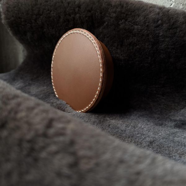 皮革紙鎮-經典咖啡 