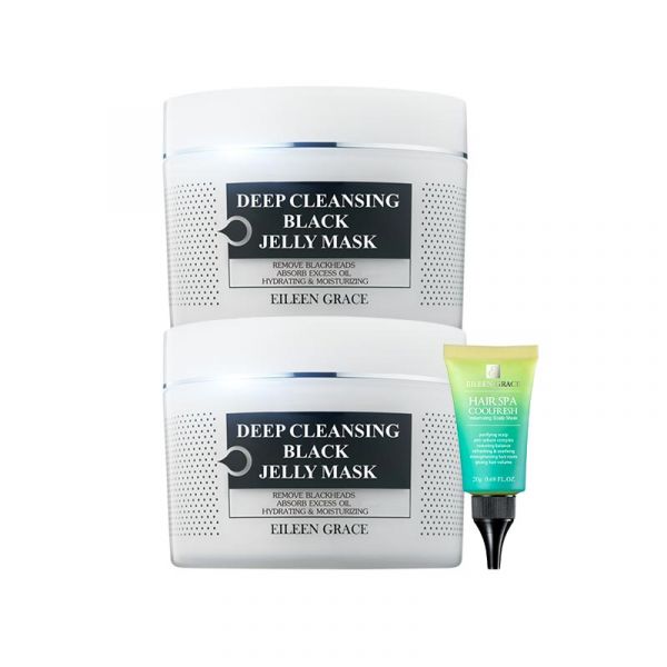 [Free Gift] SPA Facial Mask Kit - Black Jelly Mask & Rose Jelly Mask/ either 2, plus   Moisture Lotion 10ml 黑凍膜,玫瑰凍膜,粉刺,控油