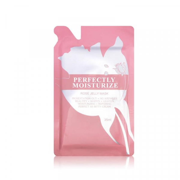 Eileen Grace Moisturize Rose Jelly Mask 35ml 玫瑰精油、純露、花瓣、吉拉索蘆薈,有效舒緩敏感肌膚 曬後修護 保濕透亮