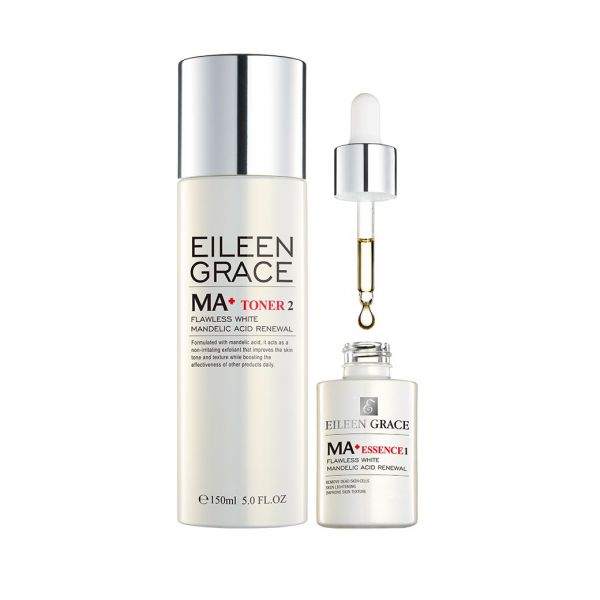 Eileen Grace Flawless White Mandelic Acid Renewal Essence 30ml 20%溫和型苦杏仁酸、痘瘡、粉刺、肌膚粗糙、出油量大者、平滑粗糙感、控油代謝粉刺