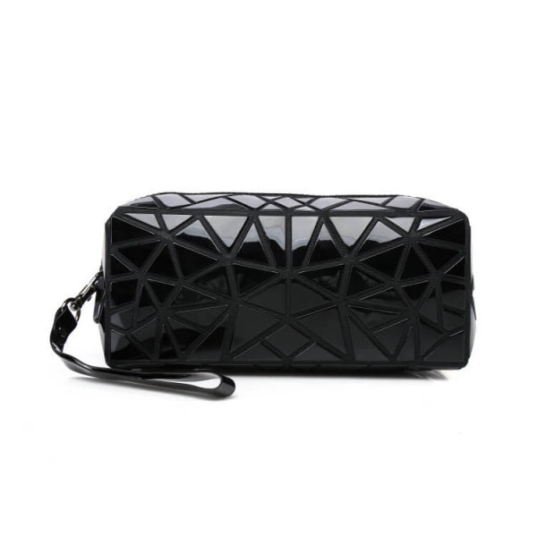 Eileen Grace Waterproof Travel Toiletry Cosmetic Bag, Black 